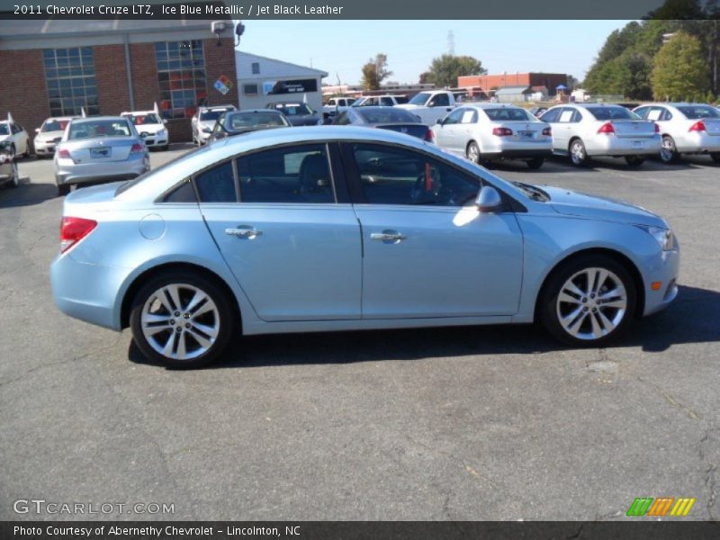 Ice Blue Metallic / Jet Black Leather 2011 Chevrolet Cruze LTZ