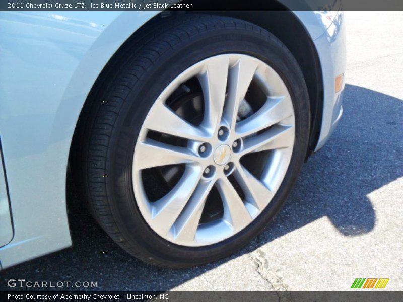 Ice Blue Metallic / Jet Black Leather 2011 Chevrolet Cruze LTZ