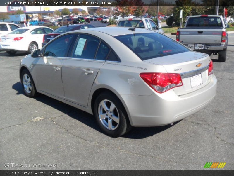Gold Mist Metallic / Jet Black Leather 2011 Chevrolet Cruze LT