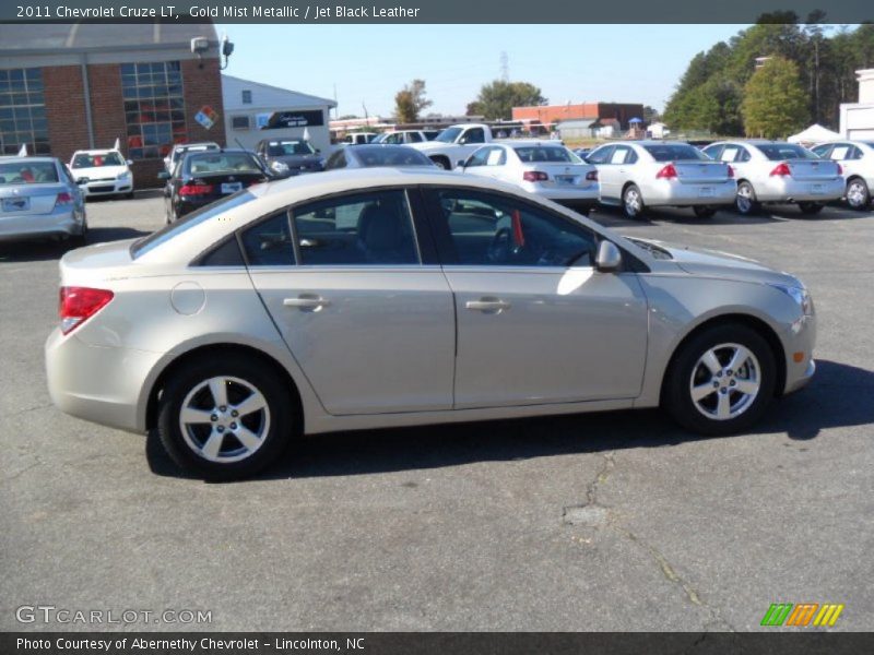 Gold Mist Metallic / Jet Black Leather 2011 Chevrolet Cruze LT