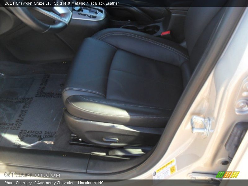 Gold Mist Metallic / Jet Black Leather 2011 Chevrolet Cruze LT