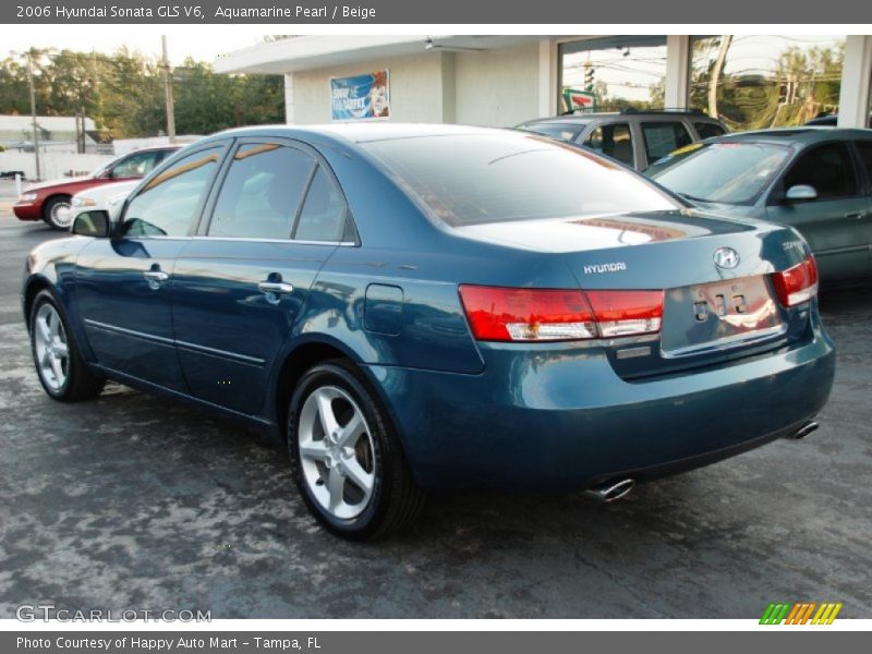 Aquamarine Pearl / Beige 2006 Hyundai Sonata GLS V6