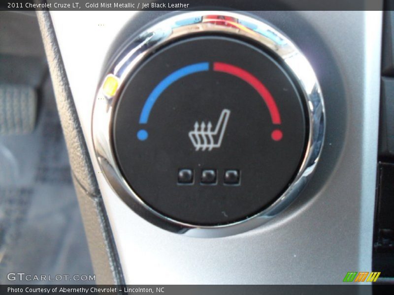 Gold Mist Metallic / Jet Black Leather 2011 Chevrolet Cruze LT