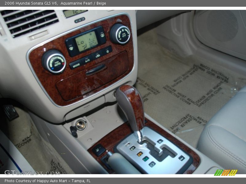 Aquamarine Pearl / Beige 2006 Hyundai Sonata GLS V6