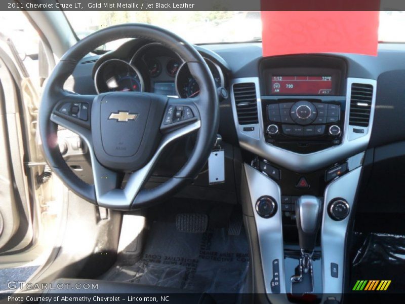 Gold Mist Metallic / Jet Black Leather 2011 Chevrolet Cruze LT