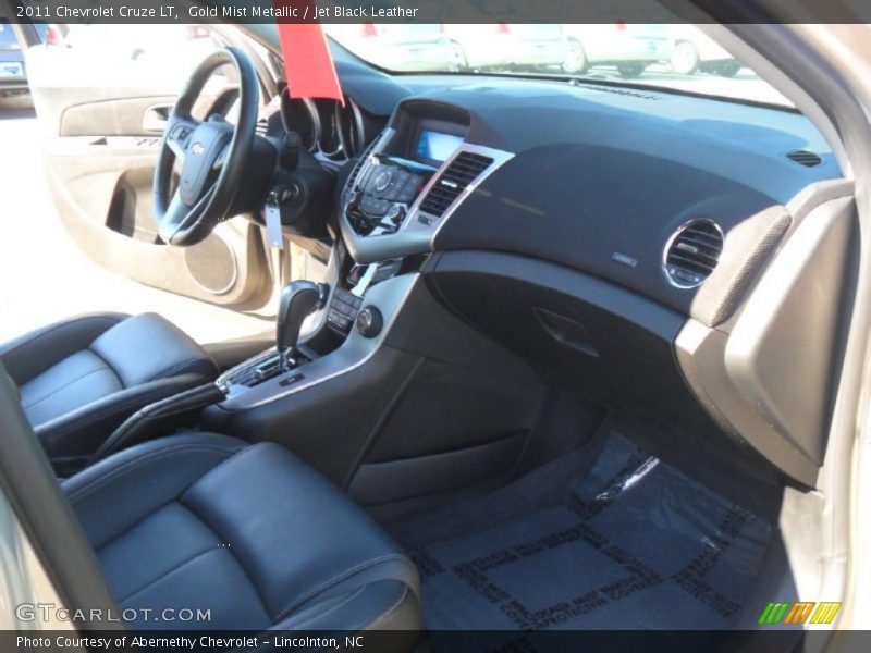 Gold Mist Metallic / Jet Black Leather 2011 Chevrolet Cruze LT