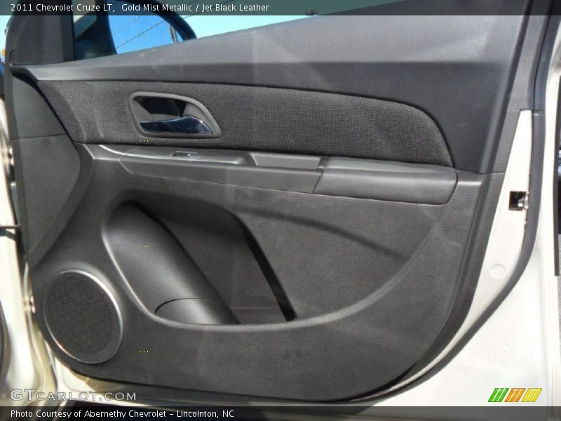 Gold Mist Metallic / Jet Black Leather 2011 Chevrolet Cruze LT