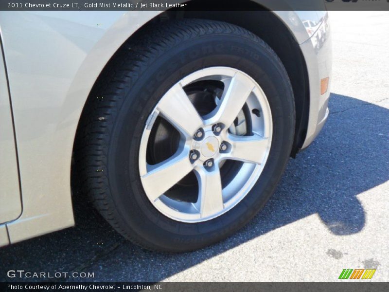 Gold Mist Metallic / Jet Black Leather 2011 Chevrolet Cruze LT