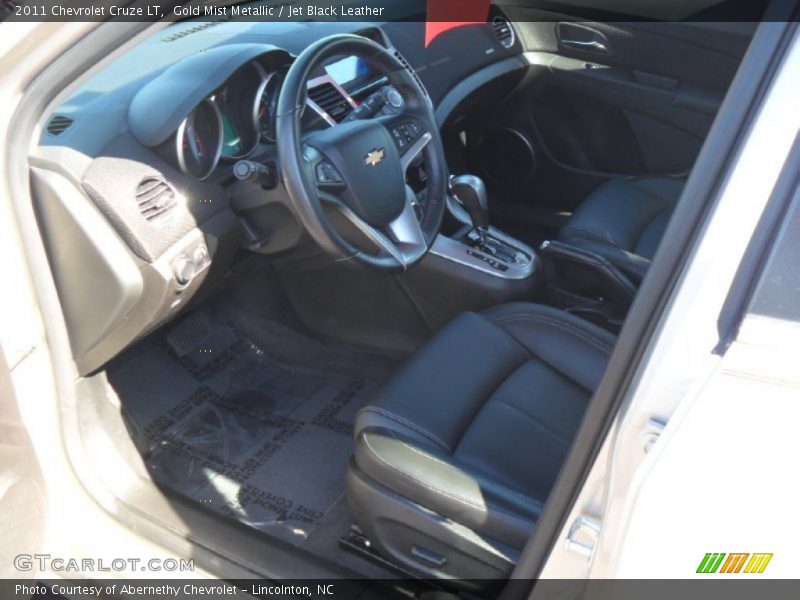 Gold Mist Metallic / Jet Black Leather 2011 Chevrolet Cruze LT