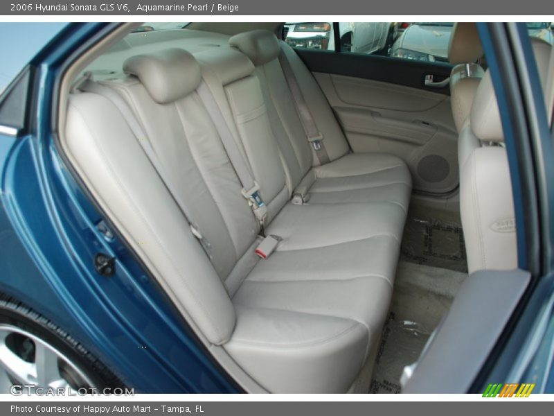 Aquamarine Pearl / Beige 2006 Hyundai Sonata GLS V6
