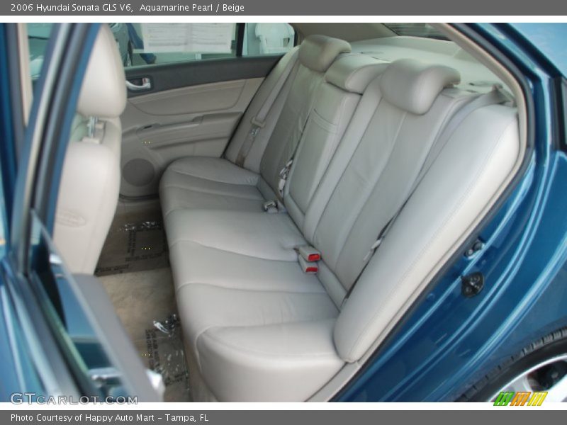 Aquamarine Pearl / Beige 2006 Hyundai Sonata GLS V6