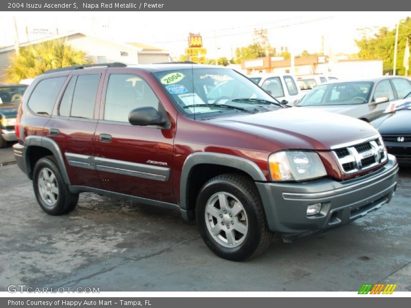 Napa Red Metallic / Pewter 2004 Isuzu Ascender S