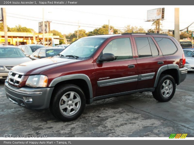 Napa Red Metallic / Pewter 2004 Isuzu Ascender S