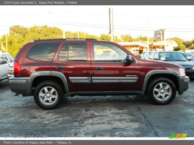 Napa Red Metallic / Pewter 2004 Isuzu Ascender S