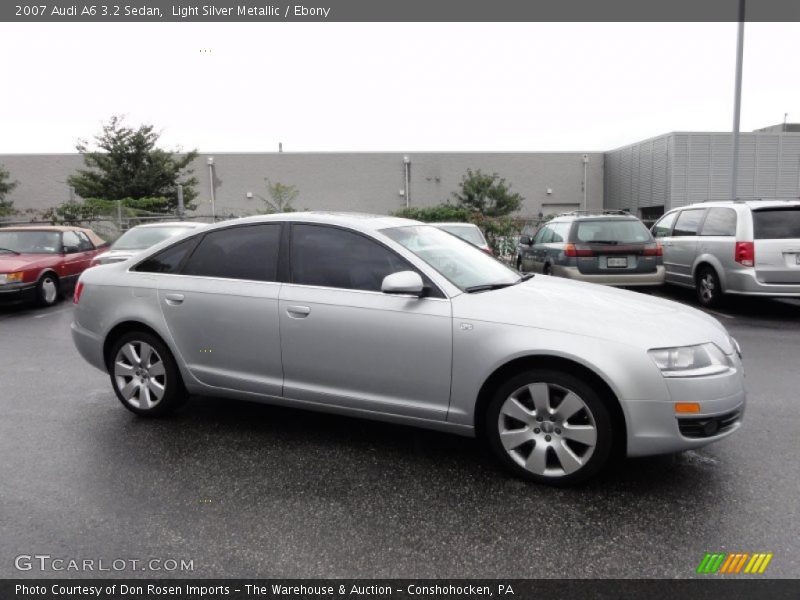 Light Silver Metallic / Ebony 2007 Audi A6 3.2 Sedan