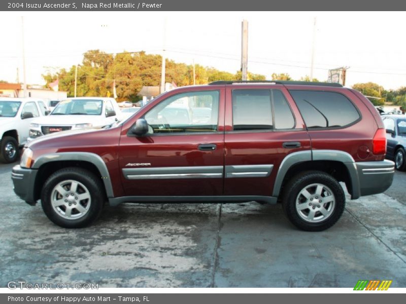 Napa Red Metallic / Pewter 2004 Isuzu Ascender S