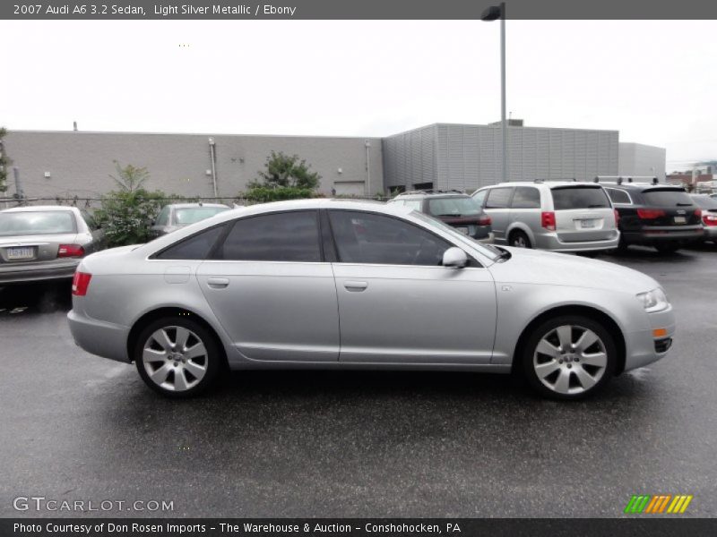 Light Silver Metallic / Ebony 2007 Audi A6 3.2 Sedan
