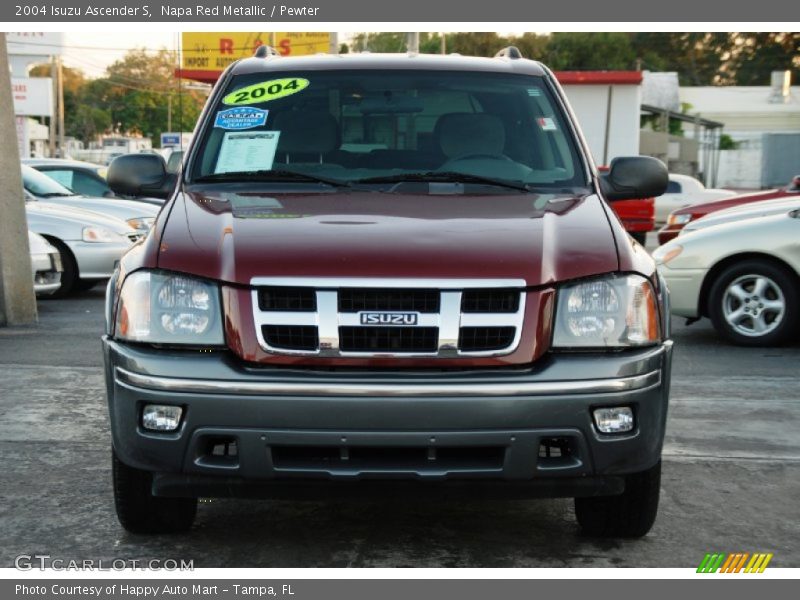 Napa Red Metallic / Pewter 2004 Isuzu Ascender S