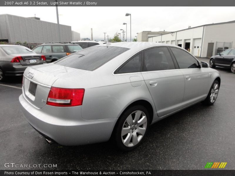 Light Silver Metallic / Ebony 2007 Audi A6 3.2 Sedan