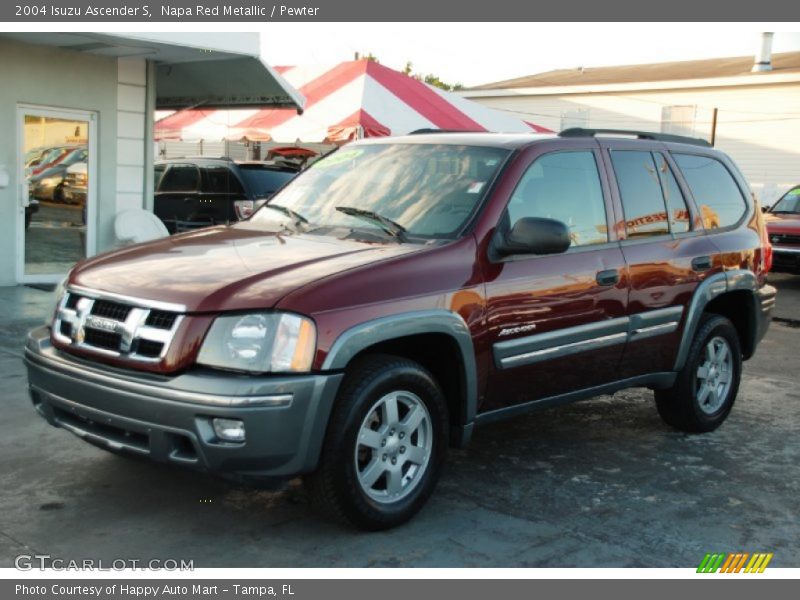 Napa Red Metallic / Pewter 2004 Isuzu Ascender S