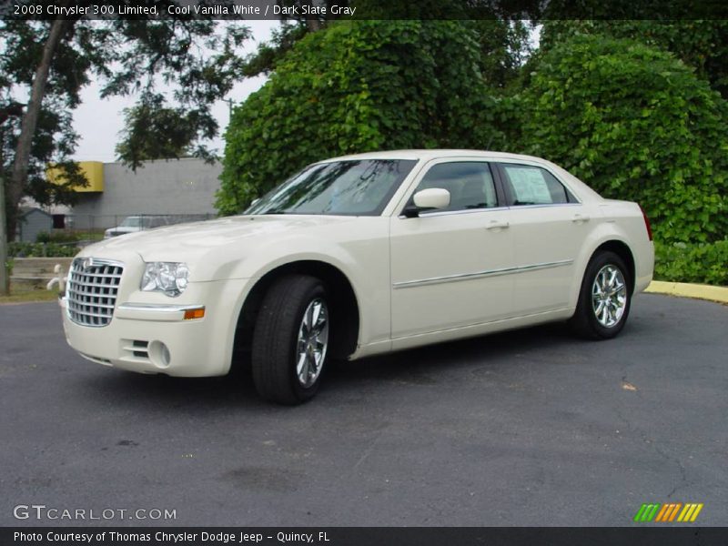 Cool Vanilla White / Dark Slate Gray 2008 Chrysler 300 Limited