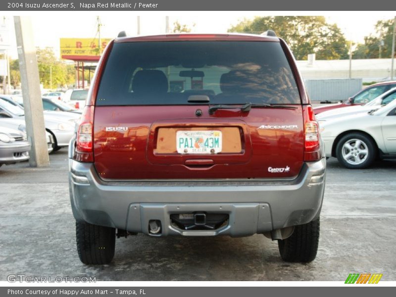 Napa Red Metallic / Pewter 2004 Isuzu Ascender S