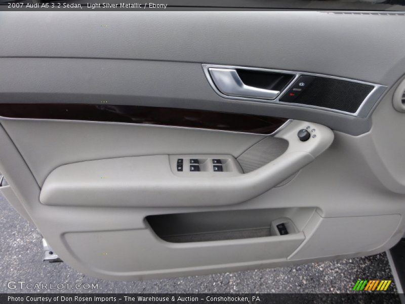 Light Silver Metallic / Ebony 2007 Audi A6 3.2 Sedan