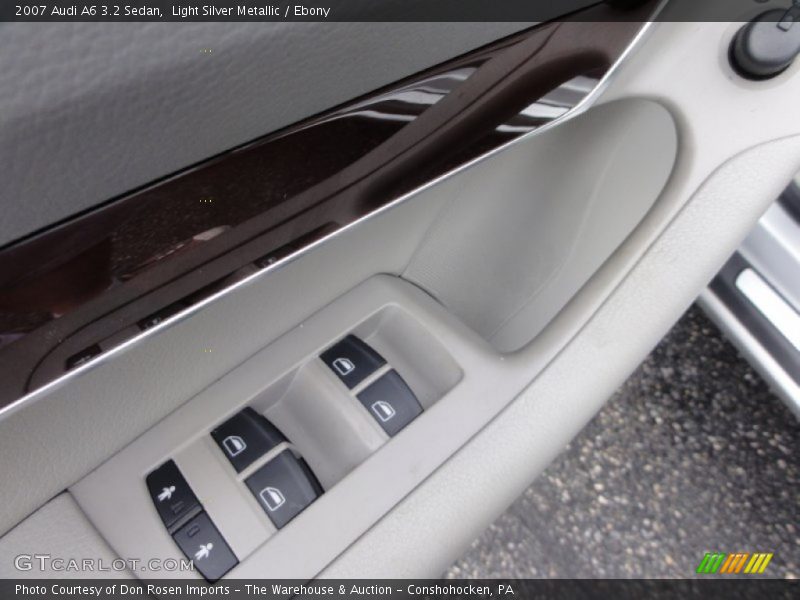 Light Silver Metallic / Ebony 2007 Audi A6 3.2 Sedan