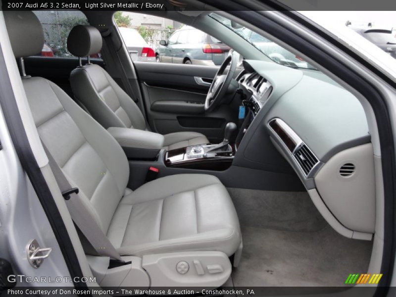 Light Silver Metallic / Ebony 2007 Audi A6 3.2 Sedan