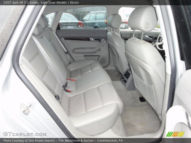 Light Silver Metallic / Ebony 2007 Audi A6 3.2 Sedan