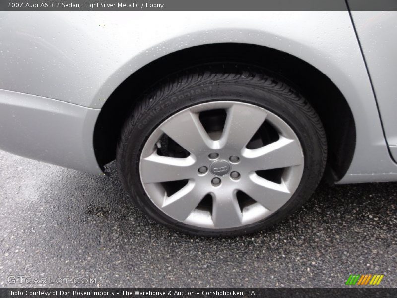 Light Silver Metallic / Ebony 2007 Audi A6 3.2 Sedan