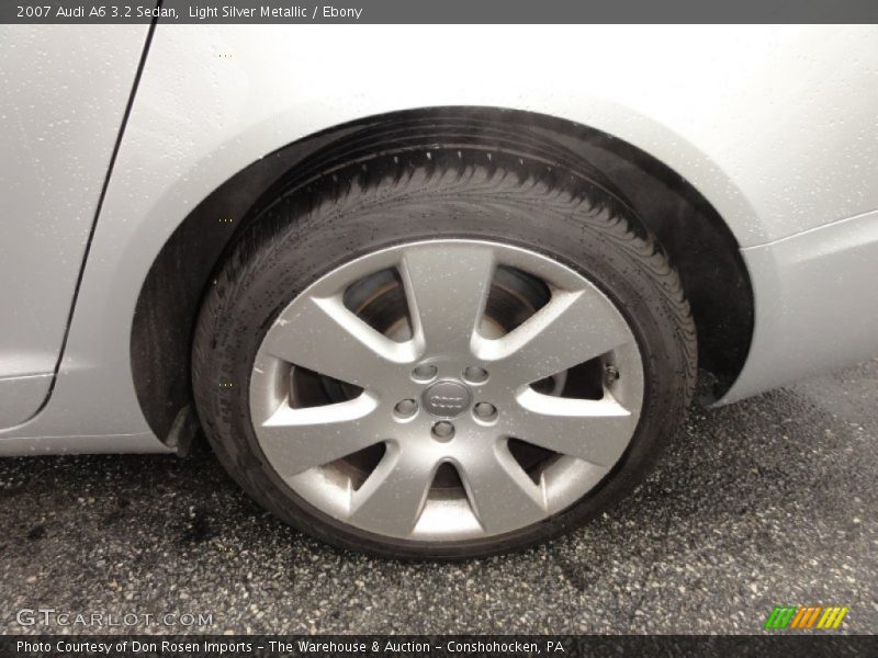 Light Silver Metallic / Ebony 2007 Audi A6 3.2 Sedan