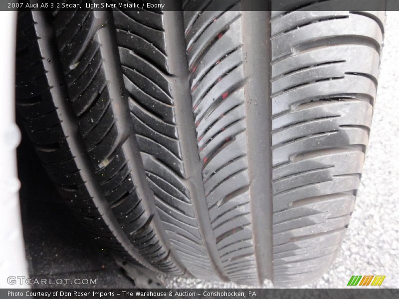 Light Silver Metallic / Ebony 2007 Audi A6 3.2 Sedan