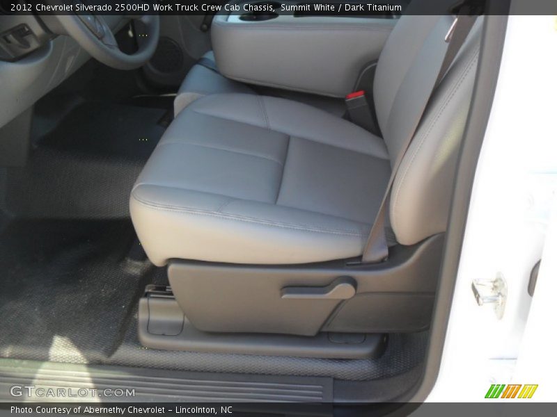 Summit White / Dark Titanium 2012 Chevrolet Silverado 2500HD Work Truck Crew Cab Chassis