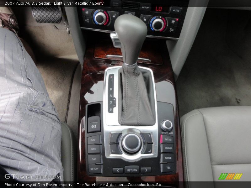 Light Silver Metallic / Ebony 2007 Audi A6 3.2 Sedan