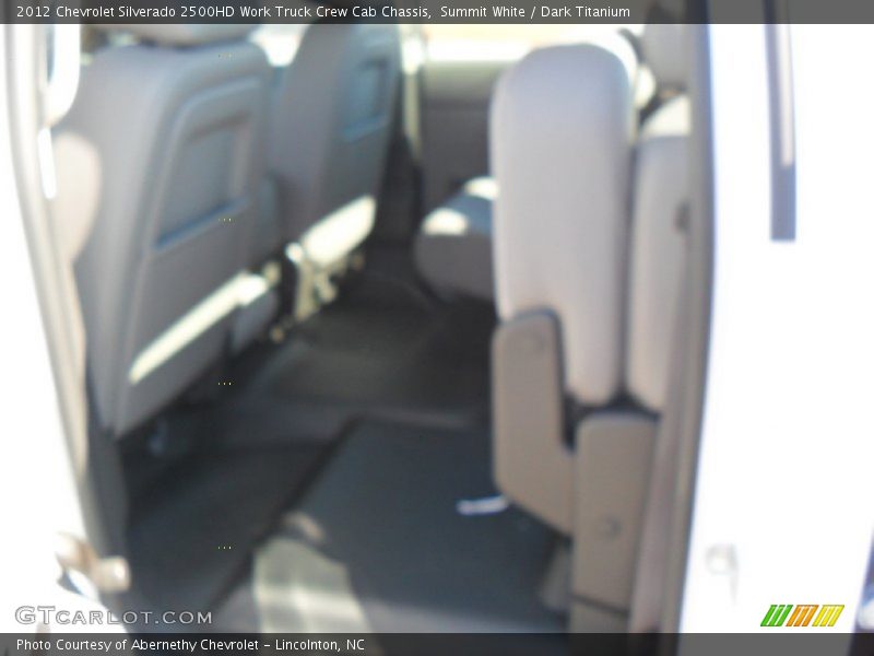 Summit White / Dark Titanium 2012 Chevrolet Silverado 2500HD Work Truck Crew Cab Chassis
