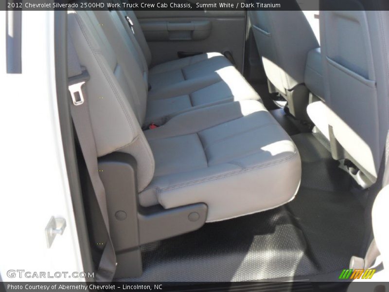 Summit White / Dark Titanium 2012 Chevrolet Silverado 2500HD Work Truck Crew Cab Chassis