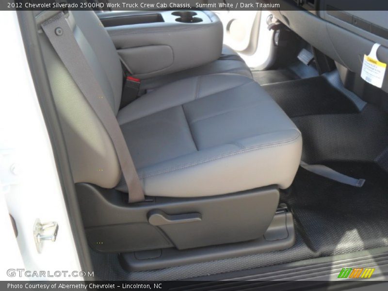 Summit White / Dark Titanium 2012 Chevrolet Silverado 2500HD Work Truck Crew Cab Chassis
