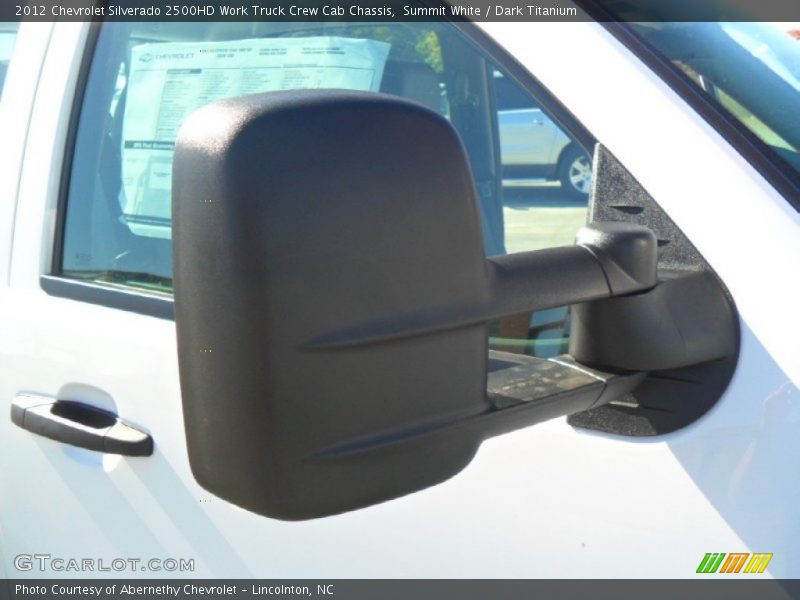 Summit White / Dark Titanium 2012 Chevrolet Silverado 2500HD Work Truck Crew Cab Chassis