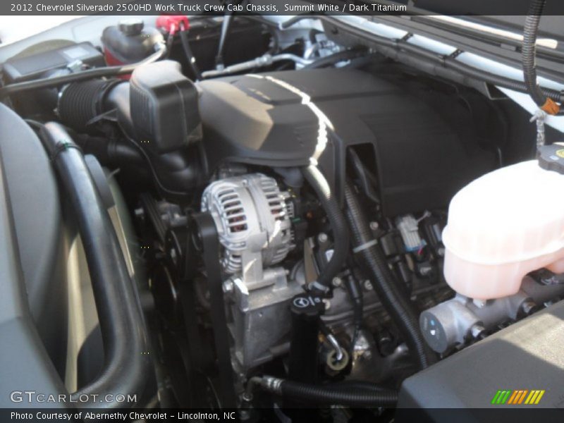 Summit White / Dark Titanium 2012 Chevrolet Silverado 2500HD Work Truck Crew Cab Chassis