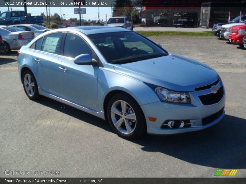 Ice Blue Metallic / Jet Black 2012 Chevrolet Cruze LT/RS