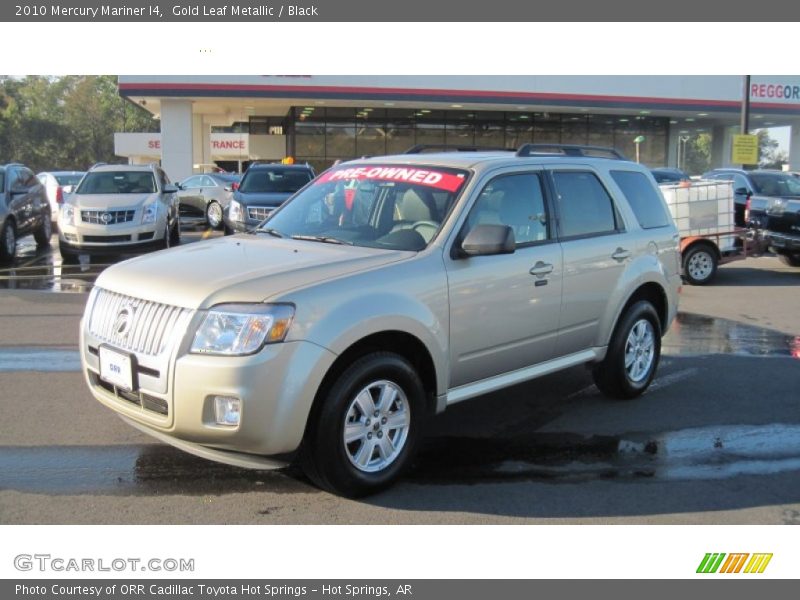 Gold Leaf Metallic / Black 2010 Mercury Mariner I4