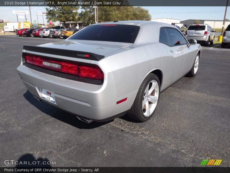 Bright Silver Metallic / Dark Slate Gray 2010 Dodge Challenger SRT8