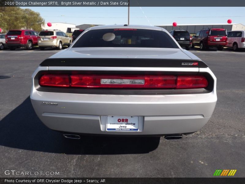 Bright Silver Metallic / Dark Slate Gray 2010 Dodge Challenger SRT8