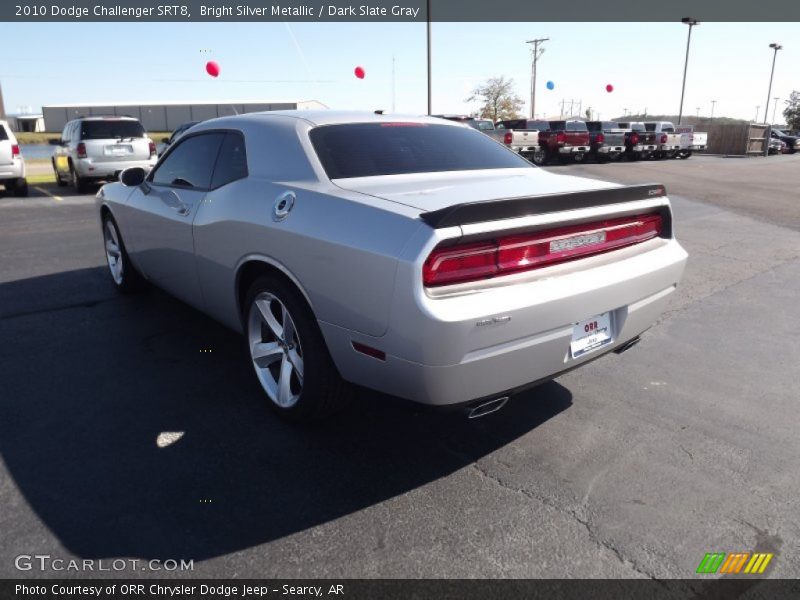 Bright Silver Metallic / Dark Slate Gray 2010 Dodge Challenger SRT8