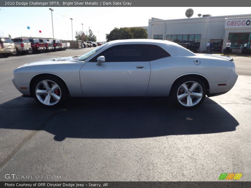 Bright Silver Metallic / Dark Slate Gray 2010 Dodge Challenger SRT8