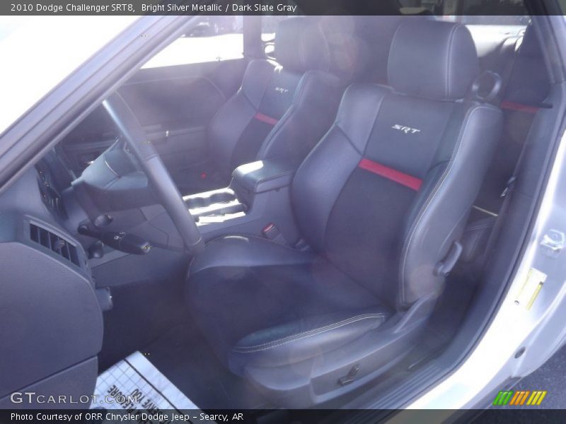 Bright Silver Metallic / Dark Slate Gray 2010 Dodge Challenger SRT8