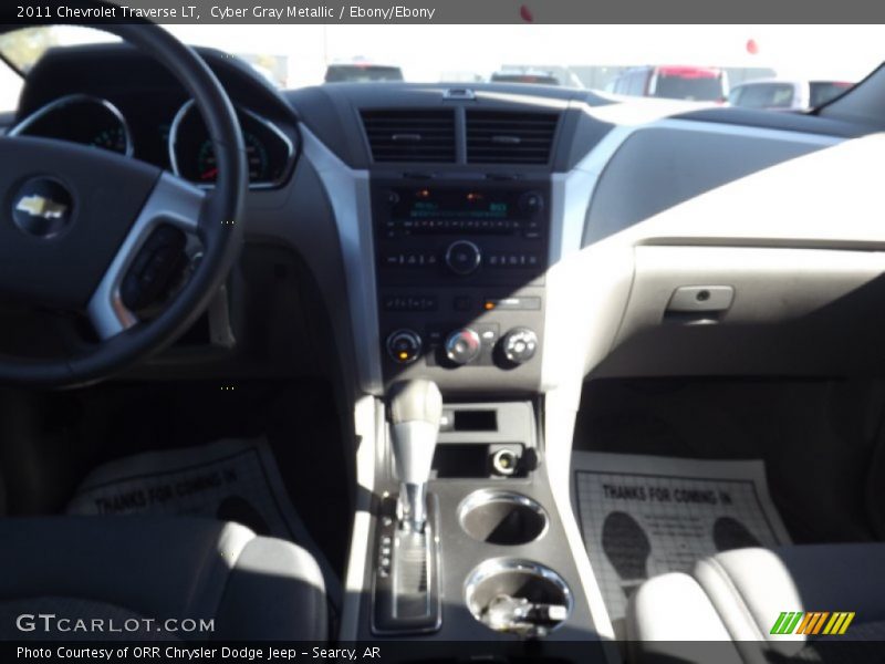 Cyber Gray Metallic / Ebony/Ebony 2011 Chevrolet Traverse LT