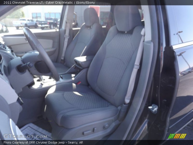 Cyber Gray Metallic / Ebony/Ebony 2011 Chevrolet Traverse LT