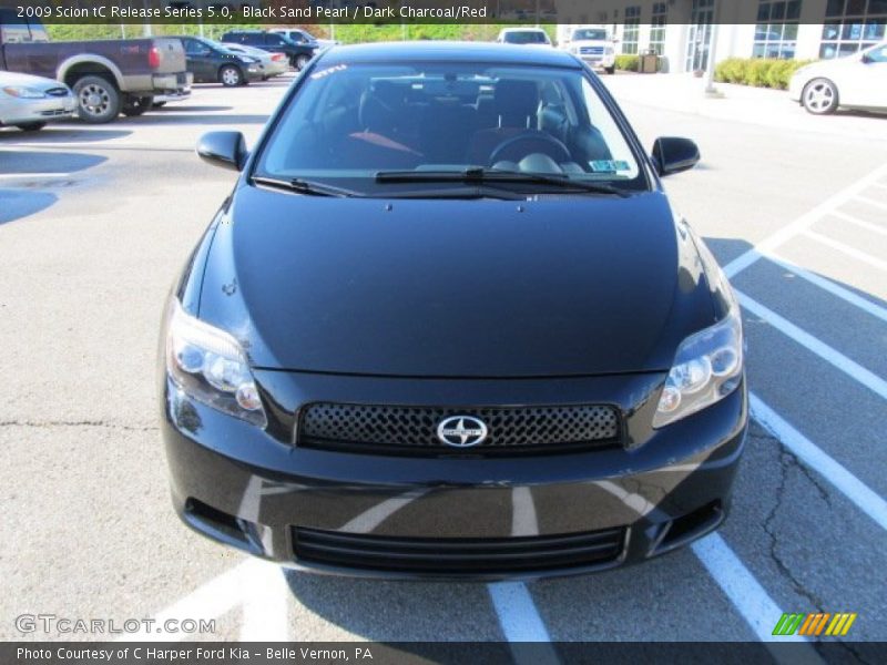 Black Sand Pearl / Dark Charcoal/Red 2009 Scion tC Release Series 5.0